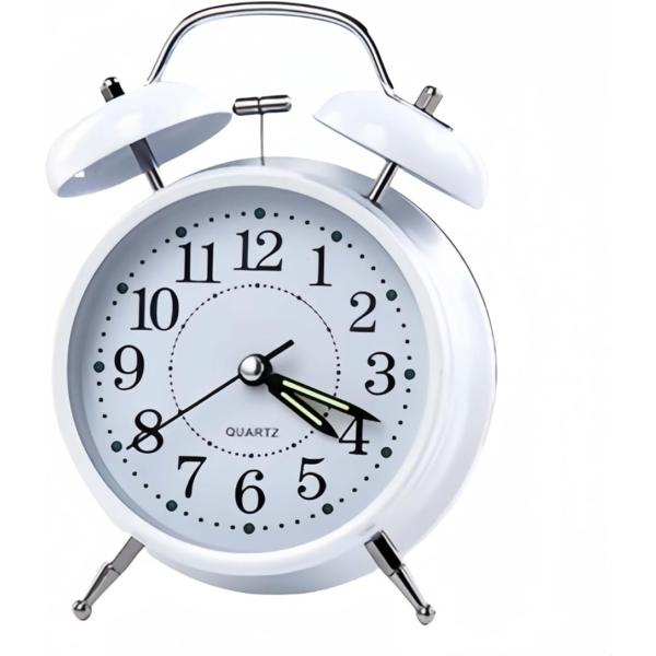 大音量 振動 置き時計 アナログ アラーム おしゃれ 爆音 うるさい 目覚まし時計 アラームクロック...