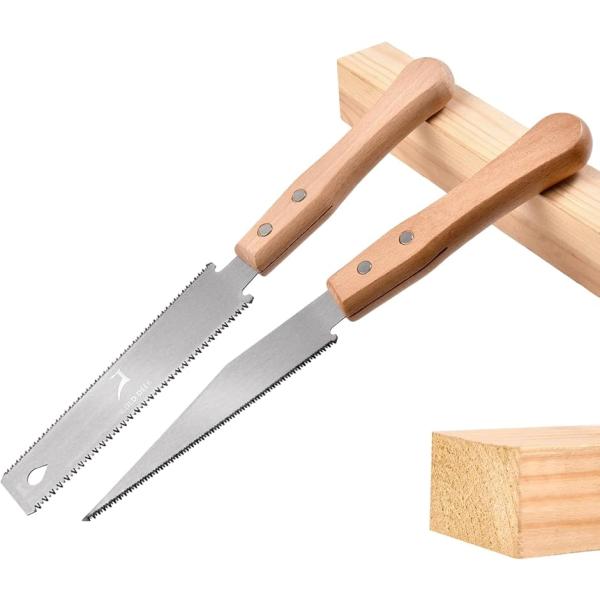 2本組 両刃鋸 クラフト鋸 木工用引きのこぎり 両刃プルソー 両刃引きのこぎり SK5フレキシブルブ...