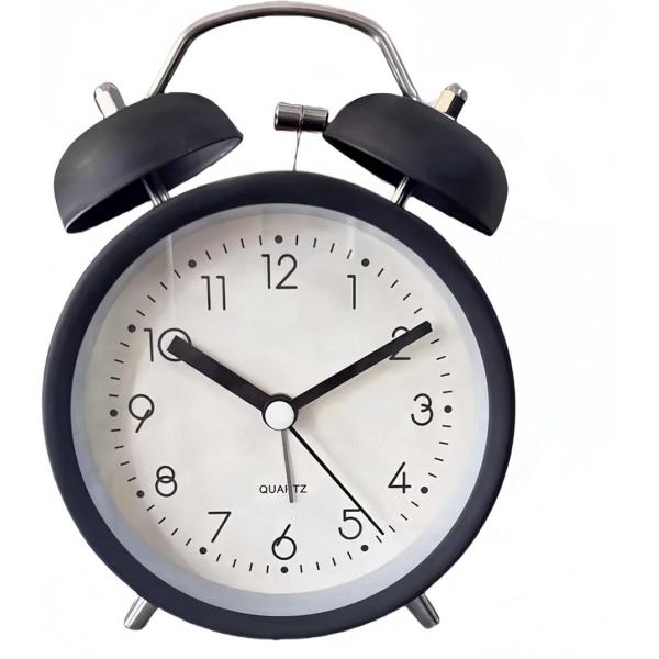 大音量 目覚まし時計 置き時計 おしゃれ 振動 アナログ ベル 大音量目覚まし 絶対起きる時計 可愛...