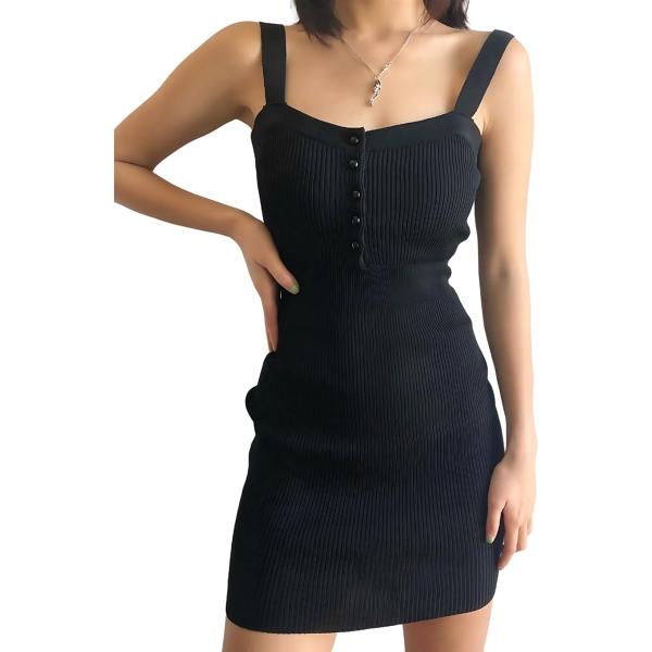 レディース リブ ニット タイト ミニ ワンピース セクシー 大人 女子 ボディコン おしゃれ 胸元...