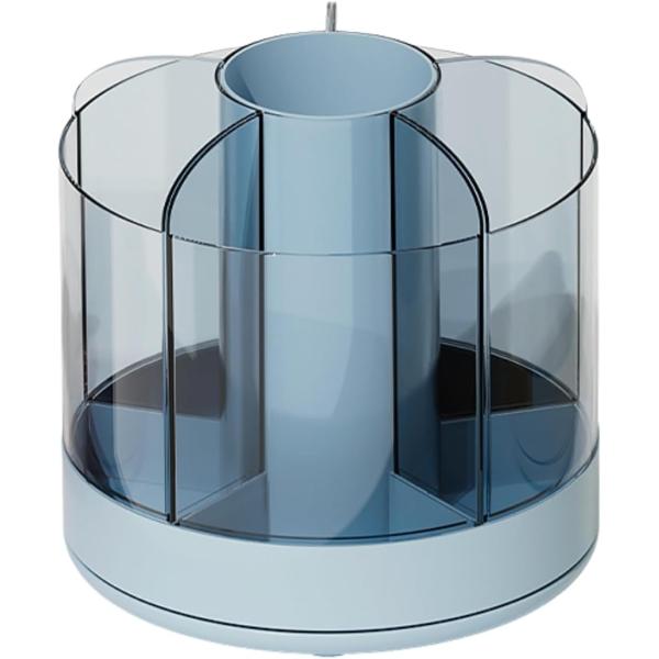 ペン立て 360度回転 鉛筆立て ペンスタンド 大容量 分類収納 小物整理 多機能 卓上収納 オフィ...