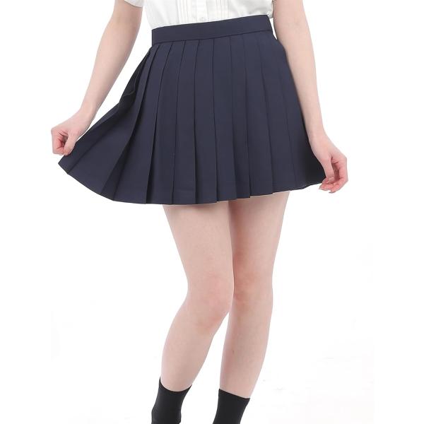 【Yahoo!ランキング1位入賞】スクールスカート 無地 ミニ 36cm 学生 制服 ユニフォーム ...