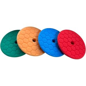 YESprime ポリッシャーバフ スポンジバフ 150mm 4種セット 粗中細極細 車磨き コンパ...