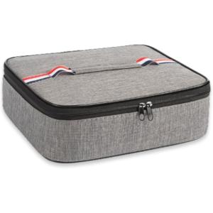 ランチバッグ 保冷 保温 防水 軽量 大容量 通勤 通学 ピクニック 遠足 キャンプ (グレー,  ...