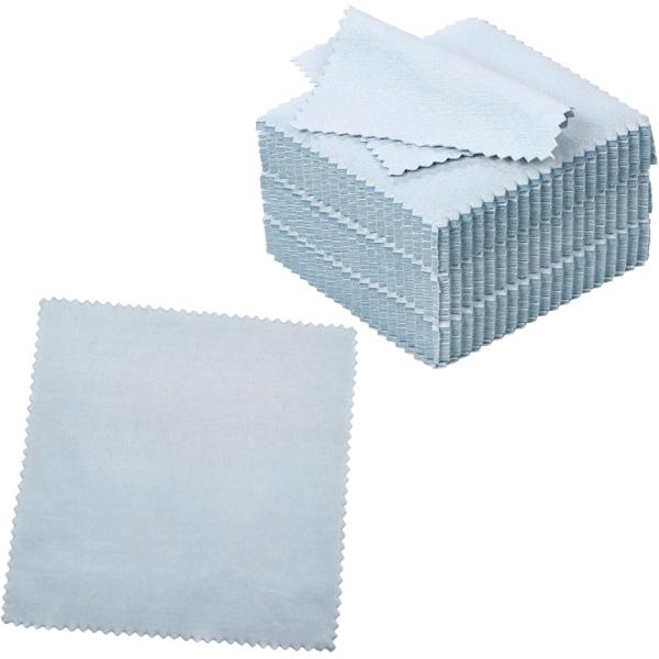 ジュエリークリーナー 金属磨きクロス 50枚セット シルバー磨き シルバー磨きクロス シルバークロス...