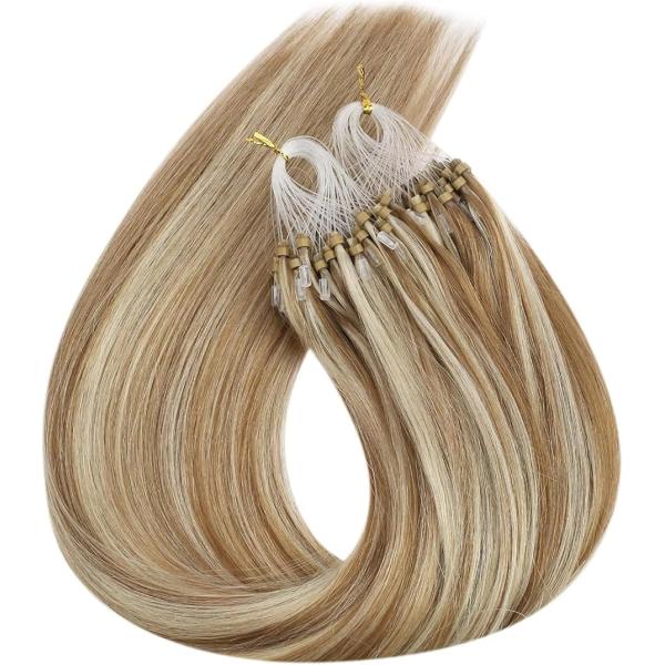 人毛 ring loop hair チップエクステ レミーエクステ カラー ウィッグ(P12-613...