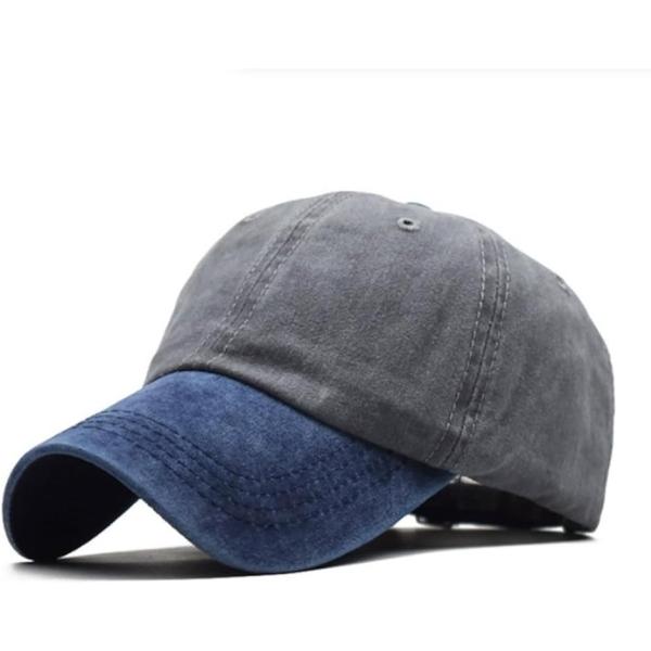 キャップ 帽子 CAP 無地 メンズ レディース バイカラー 調節可能 春 夏 秋 冬 日除け(ネイ...