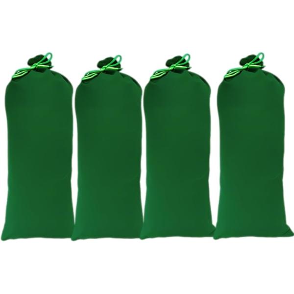 土嚢袋 ガラ袋 ガレージ 浸水 防災 災害 対策 砂袋 どのう袋 4枚(グリーン,  25cmx50...