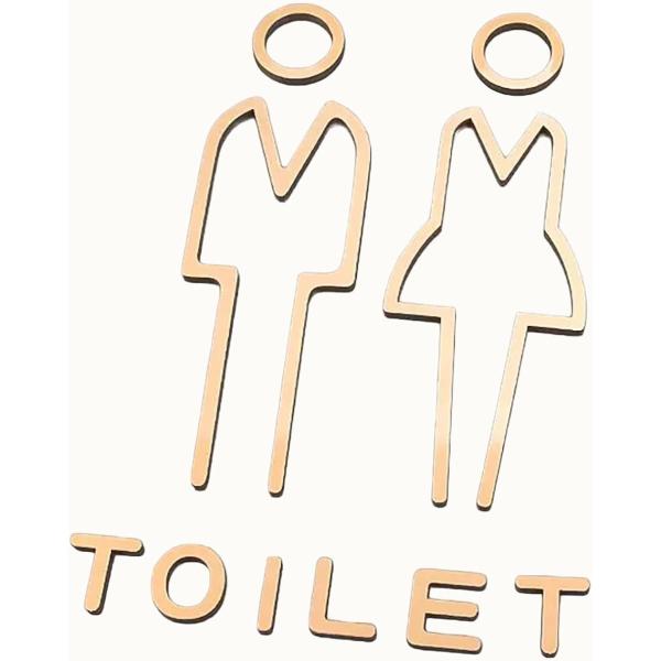 トイレ男女 ピクトグラム案内表示サインプレート サイン案内プレート 標識 WC看板 ホテル 店舗 洗...