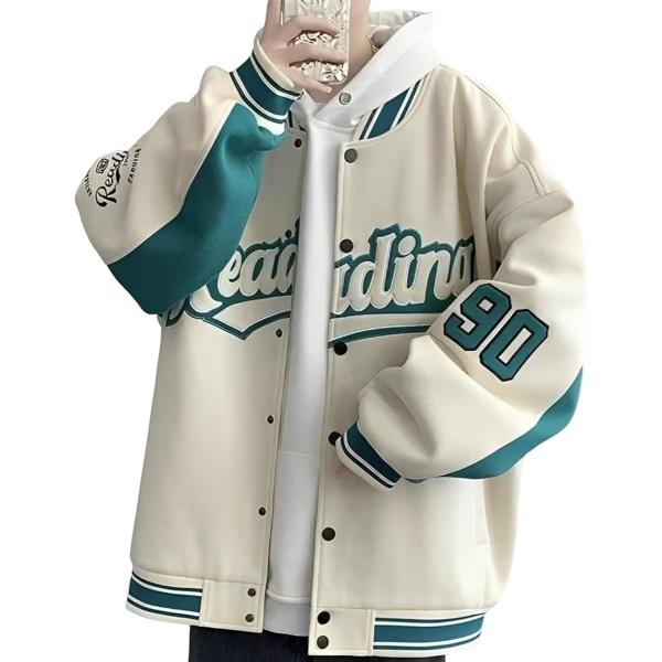 アスペルシオ オシャレ スタジャン スタイリッシュ 長袖 ブルゾン フードなし ウスデ アウター メ...