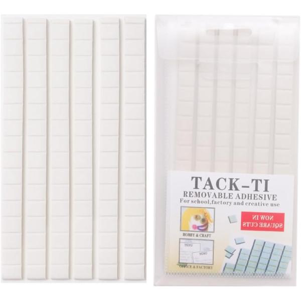 ネイルチップ 固定用 粘土 2個セット マグネット ネイル用品 (ホワイト)