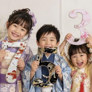 15種類　7・5・3レターバナーLサイズ和柄カラー　　七五三 前撮り 撮影小物 男の子 女の子 木製 数字 文字 ナンバーオブジェ ３歳 ５歳 7歳 カッコイイ 大きい