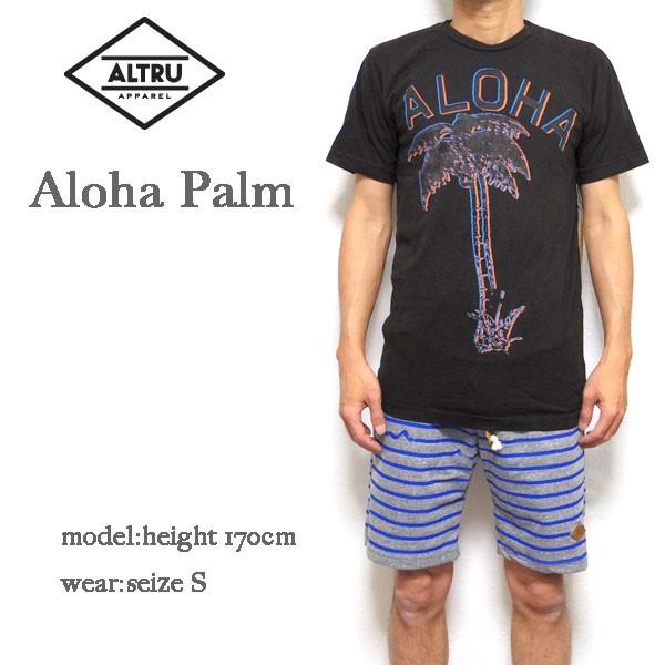 Ｔシャツ メンズ ALOHA PALM ALTRU ブランド ティーシャツ