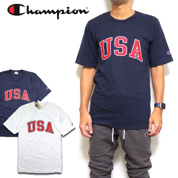 チャンピオン Tシャツ メンズ 半袖 Champion USA ビッグロゴ ヘリテージ T1919P