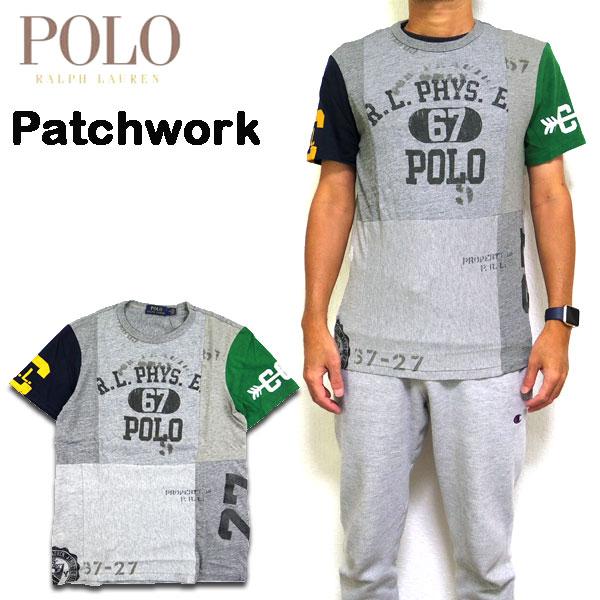 ラルフローレン Tシャツ メンズ 半袖 ブランド Ralph Lauren パッチワーク