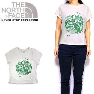 ノースフェイス レディース Tシャツ 半袖 THE NORTH FACE Earth Day Cutie Tee ショート丈 2023春夏 セールNF0A81UW｜reason