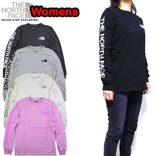 ノースフェイス レディース Tシャツ 長袖 ロンt THE NORTH FACE HIT GRAPH...