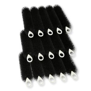 ロールフィルター 50cm 50本セット 黒 ロールブラシ (50cm, 黒