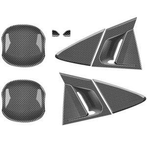 60系 プリウス リアドアカバー ドアハンドル プロテクター 左右セット ZVW60 / 65 MXWH 60/65 PRIUS 外装 サイド カスタム パーツ 汎用品 (カーボンデザイン)