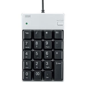エレコム テンキー 有線 メンブレン Mサイズ USBポート付 RoHS