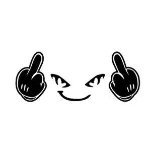 メーカー ロゴ エンブレムマン ステッカー 顔 フェイス 面白い ジョーク 車 汎用 車 バイク カスタム Sticker Ns Seawolf Yahoo 店 通販 Yahoo ショッピング