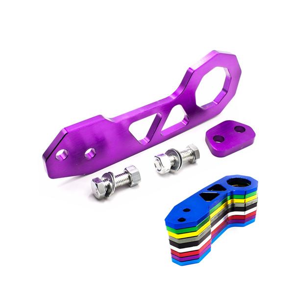 牽引フック 汎用 トーイングフック ドレスアップ アルミニウム アルマイト カスタム 雪道 Towi...