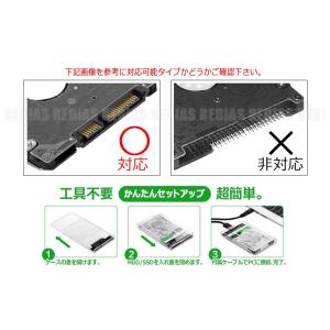 ポータブル SSD スケルトン ケース 透明 ...の詳細画像1