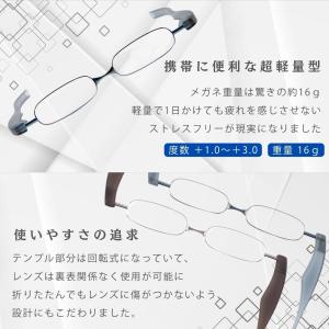 老眼鏡 ポッドリーダー おしゃれ 3ヶ月保証 ...の詳細画像2