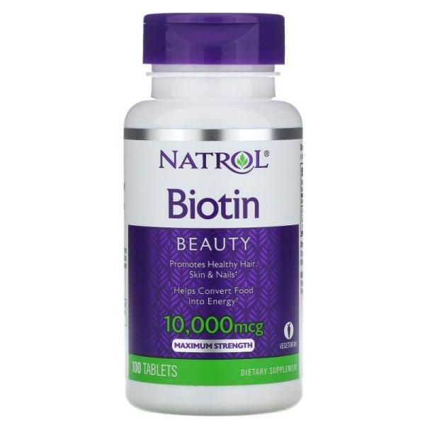 ２コ組Natrol ビオチン Biotin 並行輸入品