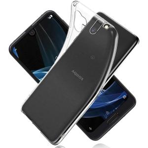 AQUOS R2 / SH-03K / SHV42 / 706SH 用の ケース 透明 耐衝撃 超薄型 超軽量 擦り傷防止 スマホケース A｜rebon