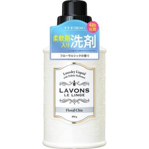 リニューアル品 ラボン 柔軟剤入り 洗濯洗剤 フローラルシック 850g｜rebon