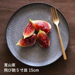 小石原焼 飛びかんな 三彩6寸皿（2枚組）土秀窯 九州 福岡 お取り寄せ