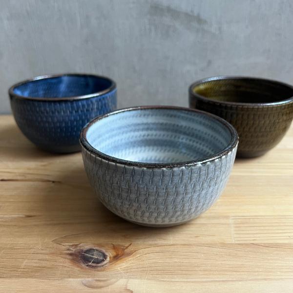 小石原焼 サラダBOWL やままる窯 鉢 陶器 器 和食器 かわいい 可愛い おしゃれ 飛鉋