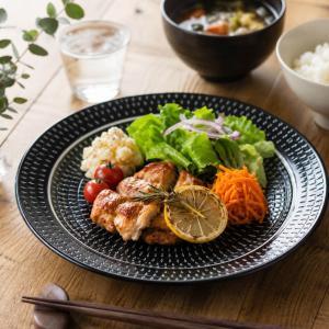 小石原焼 小石原焼き 6寸皿 飛鉋 黒呉須 直...の詳細画像2