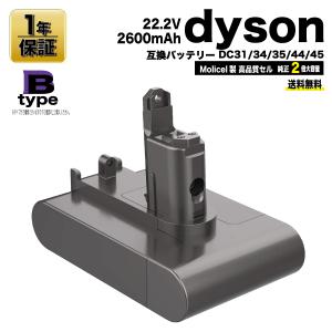 ダイソン バッテリー 互換 DC31 DC34 DC35 DC44 DC45 DC56 2600mAh 1年保証