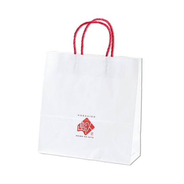島の人 オリジナル 手提げ 紙袋 小サイズ 贈答 ギフト