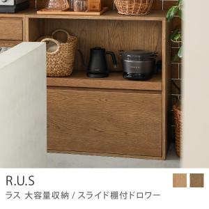 シェルフ ユニットシェルフ アイアン 木製 R.U.S おすすめセット #7 幅