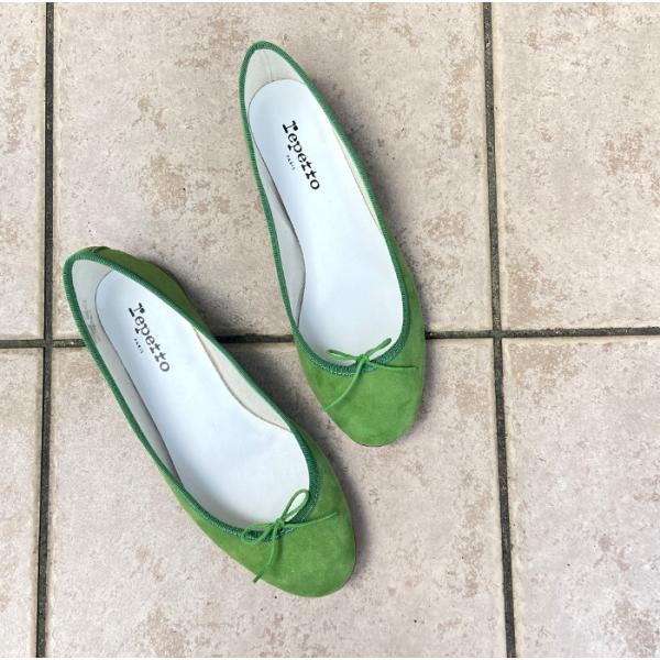 repetto レペット Cendrillon suede Ballerina ゴートスキン スエー...