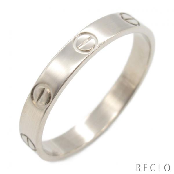 カルティエ Cartier ミニラブ リング リング 指輪 K18WG（ホワイトゴールド） シルバー...