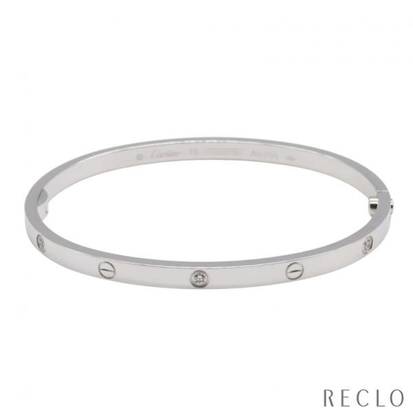 カルティエ Cartier ラブブレス SM 6PD ブレスレット K18WG（ホワイトゴールド） ...