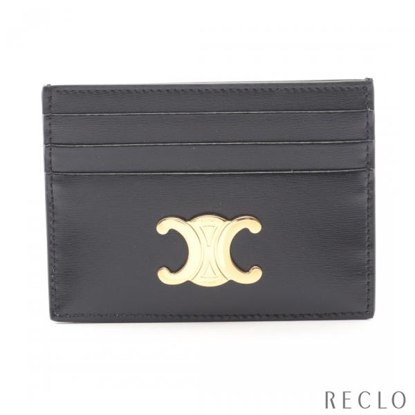 セリーヌ CELINE トリオンフ カードケース レザー ブラック 10L833DPV38NO レデ...