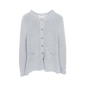 シャネル CHANEL カーディガン 衣料品 トップス シルク ブルー系 P74623K10706 【中古】