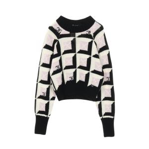 シャネル CHANEL ココマーク ニット 衣料品 トップス カシミヤ ブラック系 P77885K11247 【中古】