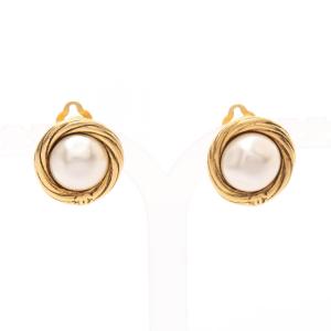 シャネル CHANEL イヤリング ジュエリー GP（ゴールドメッキ） ゴールド系 【中古】
