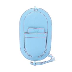 エルメス HERMES インザループトゥーゴーGM セレステ 携帯・スマホアクセサリー アクセサリー その他 シェーブル ブルー系 【中古】