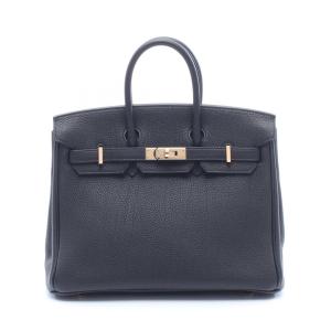 エルメス HERMES バーキン25 ハンドバッグ バッグ レザー トゴ ブラック系 【中古】