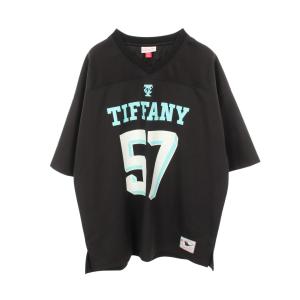 ティファニー TIFFANY＆CO TIFFANY & Co. × Mitchell & Ness × NFL 半袖Tシャツ 衣料品 トップス ポリエステル ブラック系 【中古】