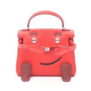 エルメス HERMES ケリードール ハンドバッグ バッグ レザー ヴォースイフト レッド系 ルージュアッシュ 【中古】