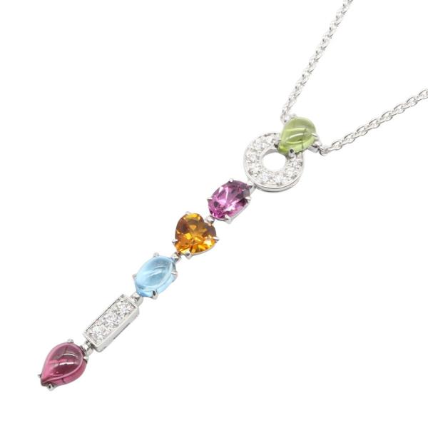 ブルガリ BVLGARI アレグラ ネックレス ネックレス ジュエリー K18WG（ホワイトゴールド...
