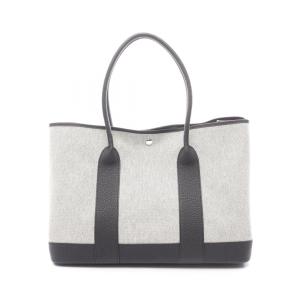エルメス HERMES ネオガーデン41 ヴォヤージュ トートバッグ バッグ キャンバス ネゴンダ グレー系 エクリュ 【中古】